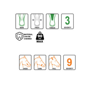 Polo Pelham Bomber Blue Swivel Bit