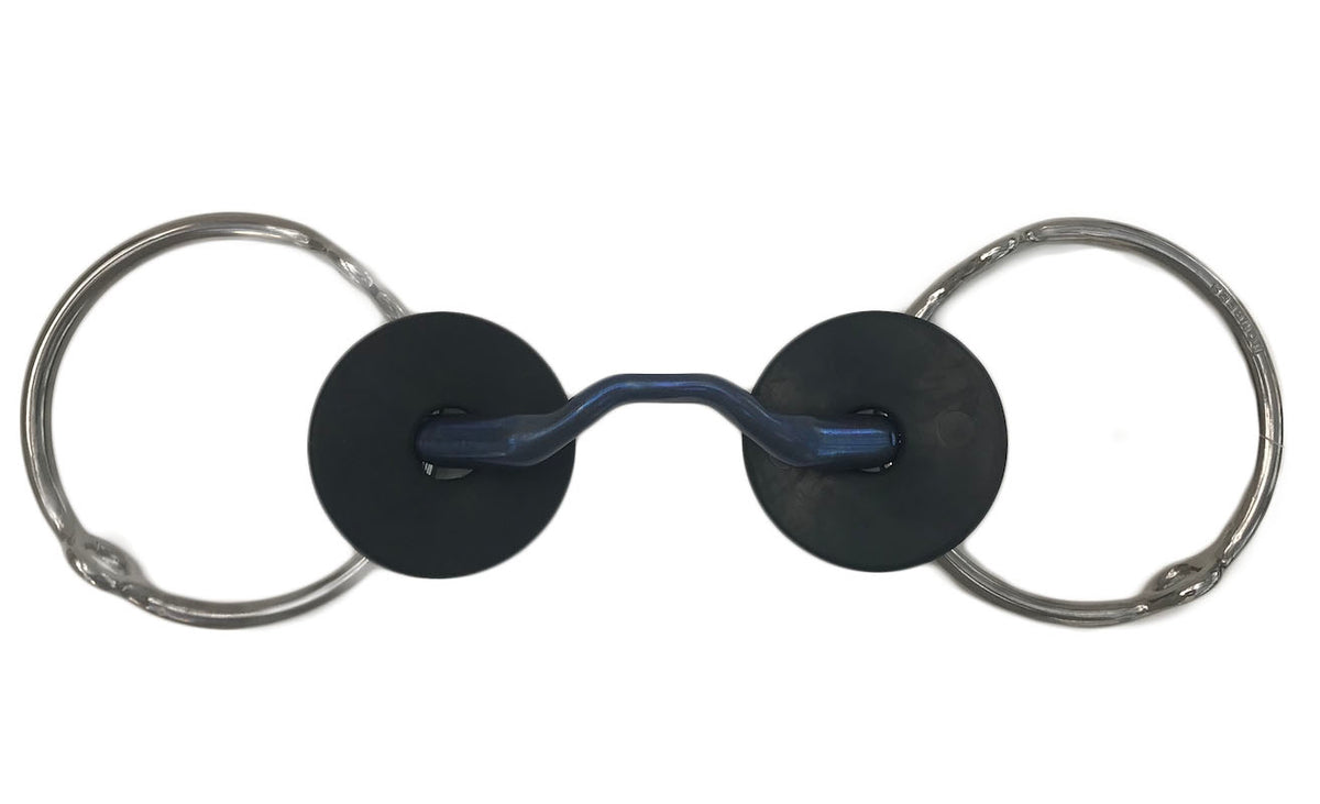 Bombers Polo Gag Titanium Happy Tongue Horse Bit