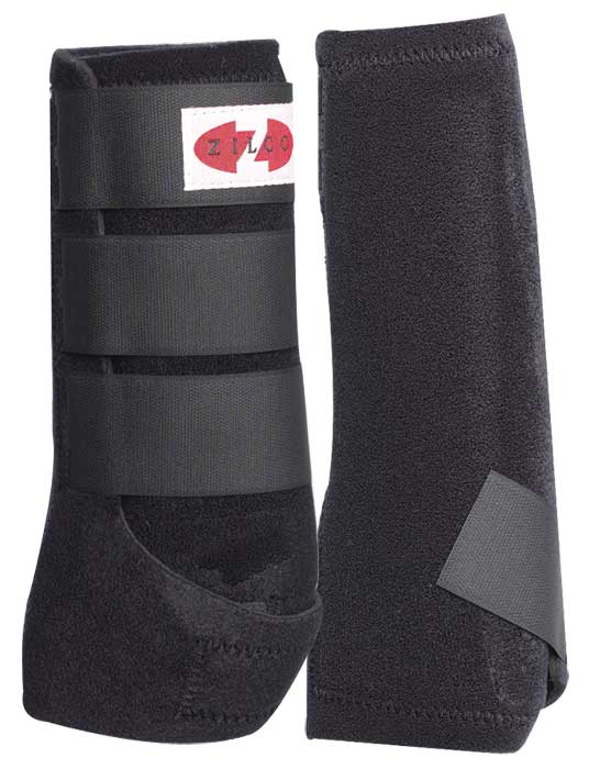 Sports boots for horse leg protection while playing polo and polocrosse