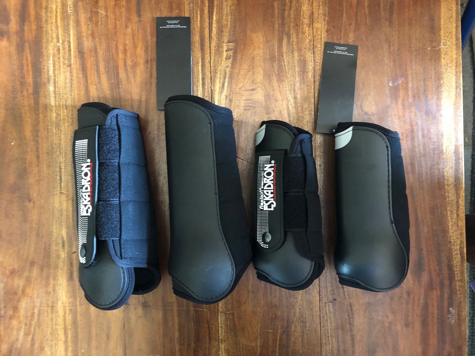 Eskadron Polo Horse Boots - Black Fronts