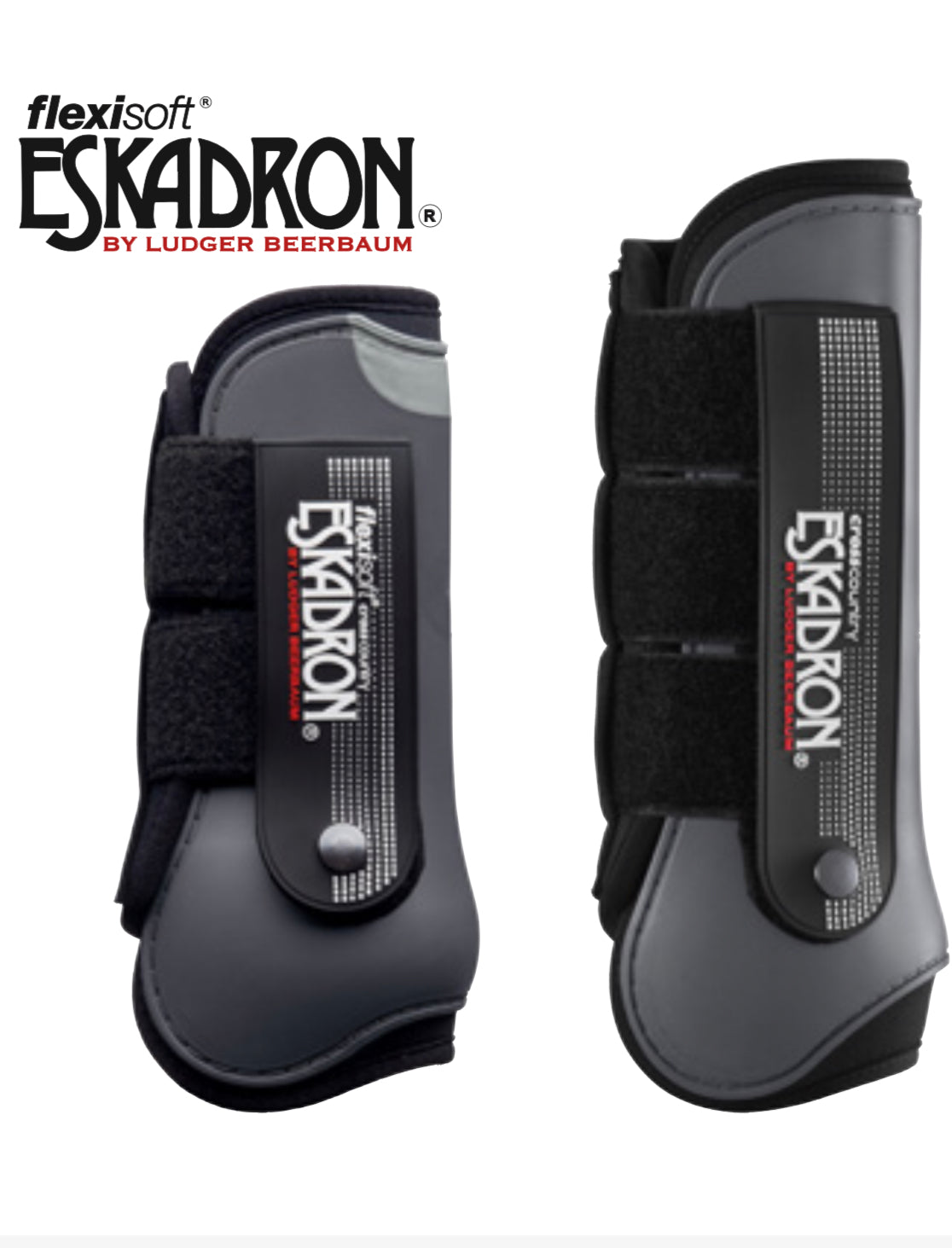 Eskadron Polo Horse Boots - Black Fronts