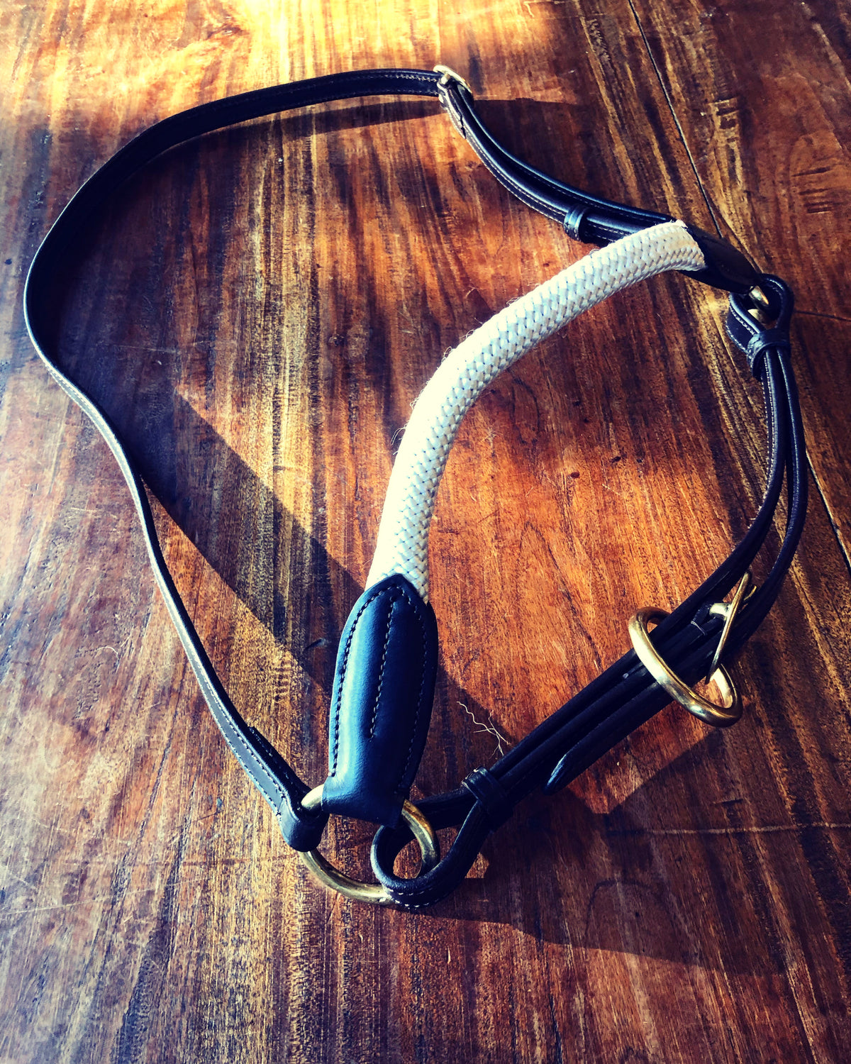 Bombers rooe noseband for young horses in polo and polocrosse 