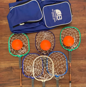 A set of polocrosse rackets for pony club to do discipline of the month with kids